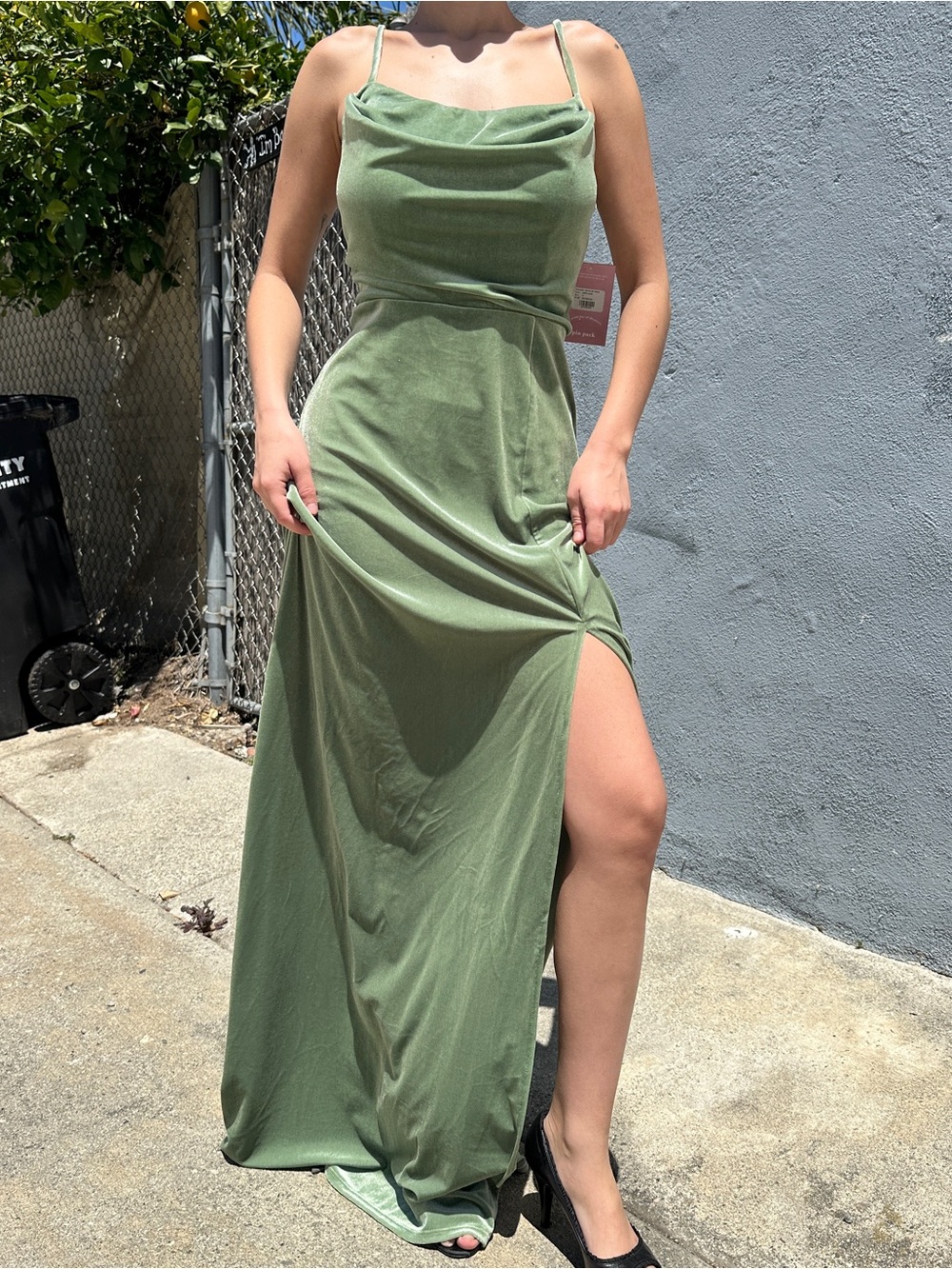 Birdy Grey Dark Sage Bridesmaid Dress